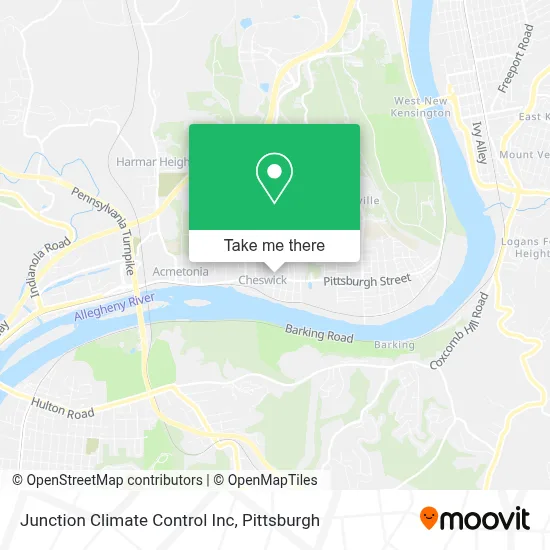 Junction Climate Control Inc map