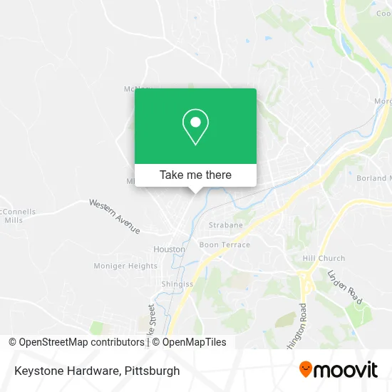 Keystone Hardware map