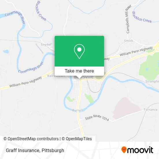 Graff Insurance map
