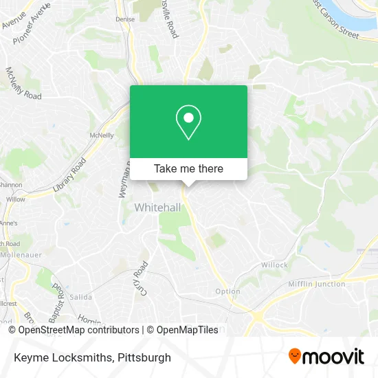 Keyme Locksmiths map