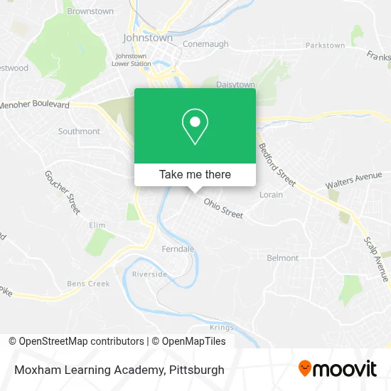 Moxham Learning Academy map