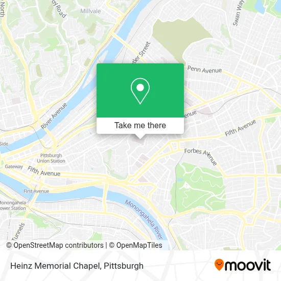 Heinz Memorial Chapel map