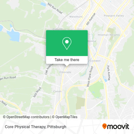 Core Physical Therapy map