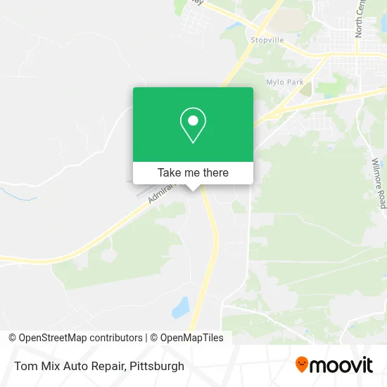 Tom Mix Auto Repair map