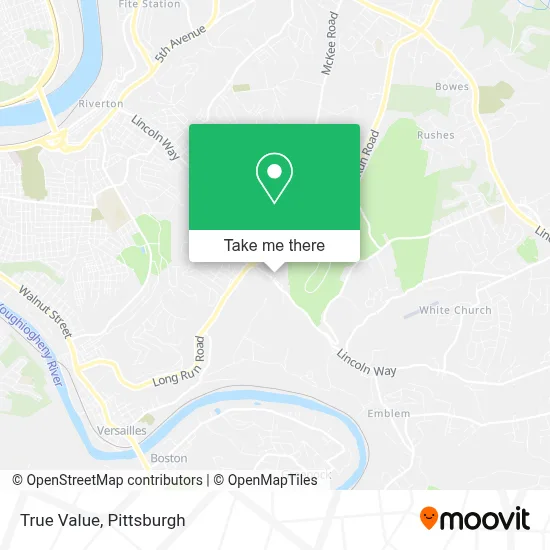 True Value map