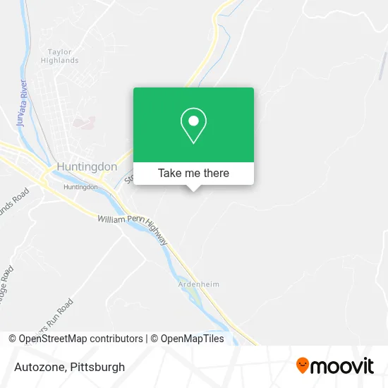 Autozone map
