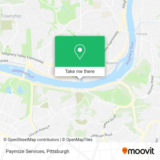 Paymize Services map