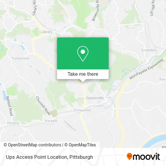 Ups Access Point Location map
