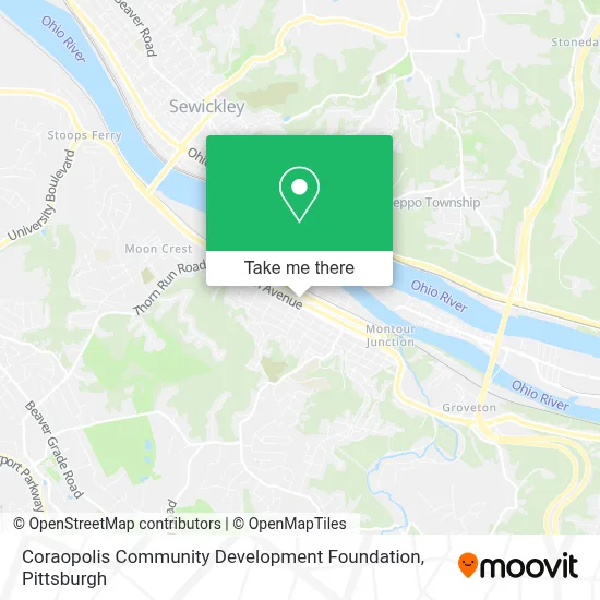 Coraopolis Community Development Foundation map