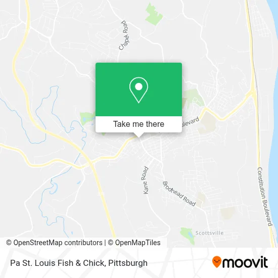 Pa St. Louis Fish & Chick map