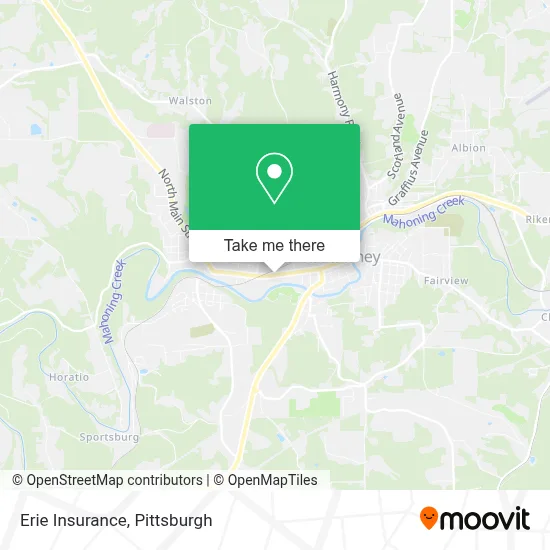 Erie Insurance map