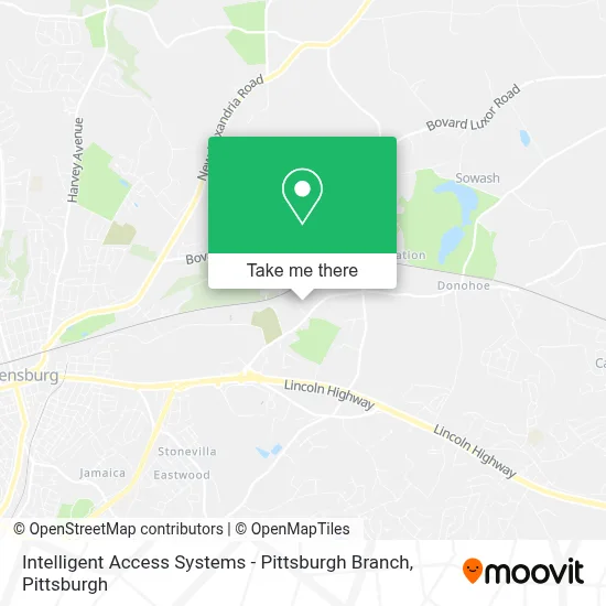 Intelligent Access Systems - Pittsburgh Branch map