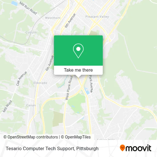 Tesario Computer Tech Support map