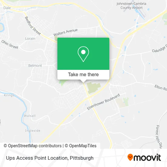 Ups Access Point Location map