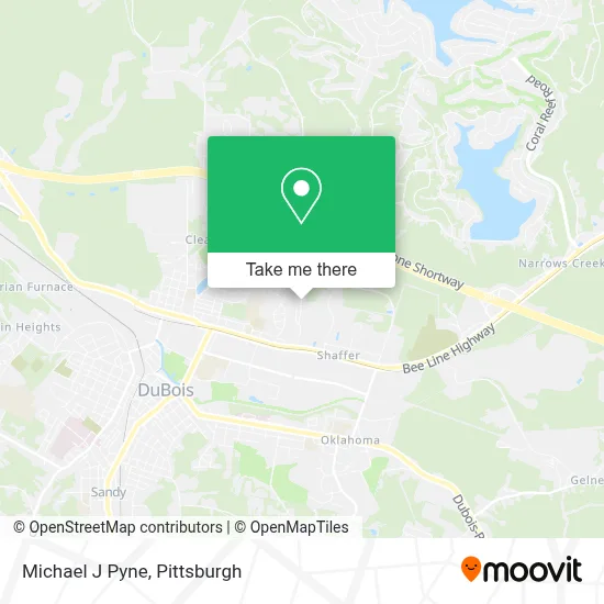 Michael J Pyne map