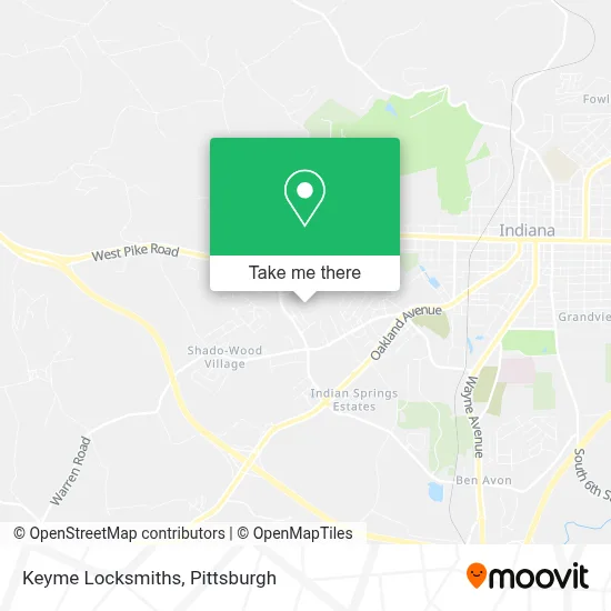 Keyme Locksmiths map