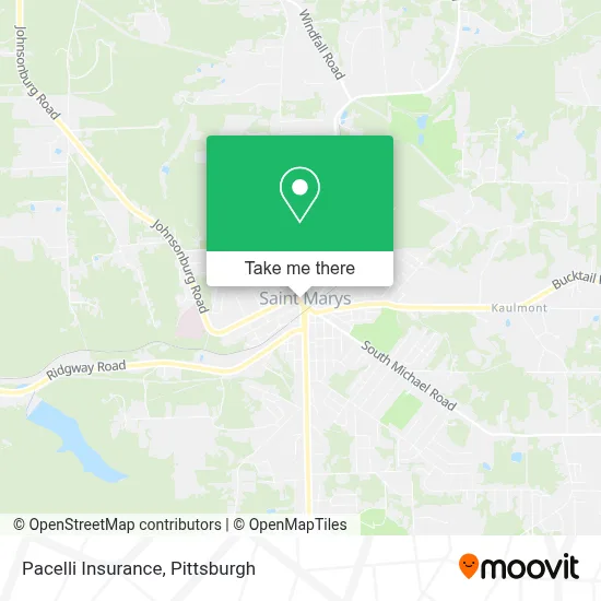 Pacelli Insurance map