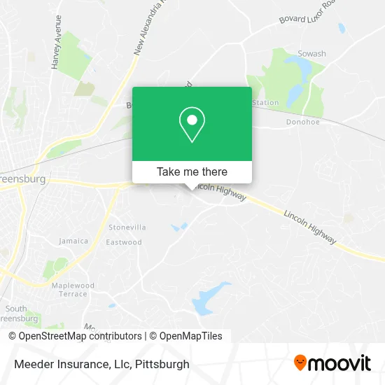 Meeder Insurance, Llc map
