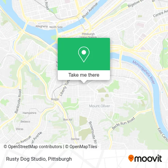 Rusty Dog Studio map