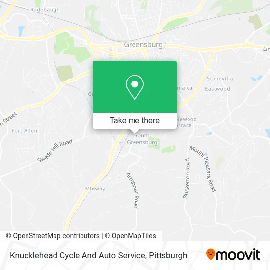 Knucklehead Cycle And Auto Service map