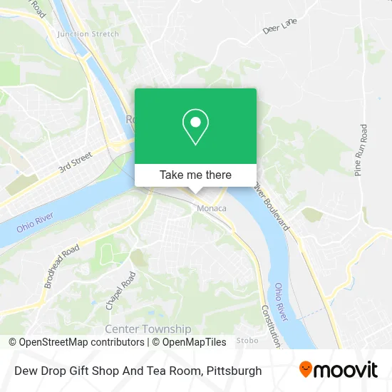 Dew Drop Gift Shop And Tea Room map