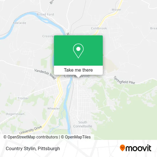 Country Stylin map