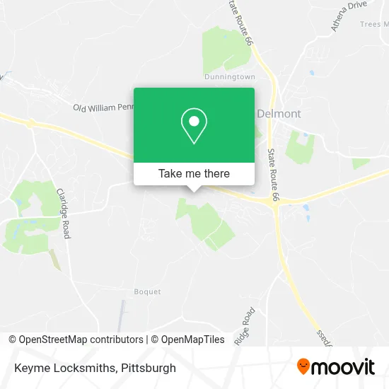 Keyme Locksmiths map