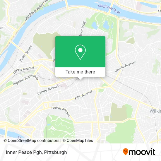 Inner Peace Pgh map