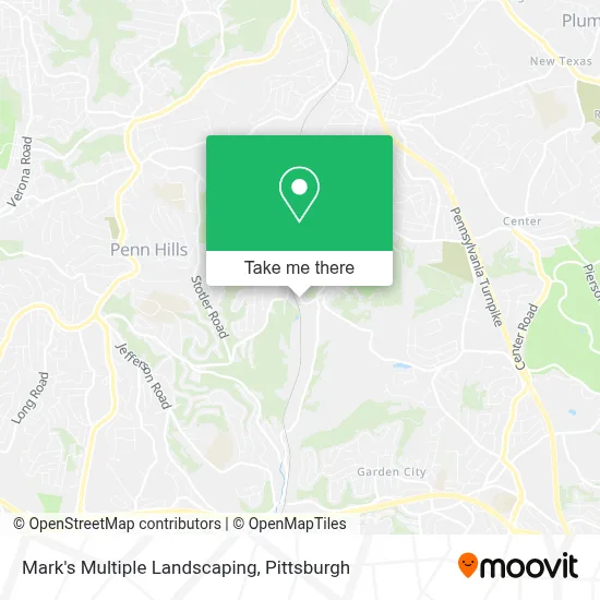 Mark's Multiple Landscaping map