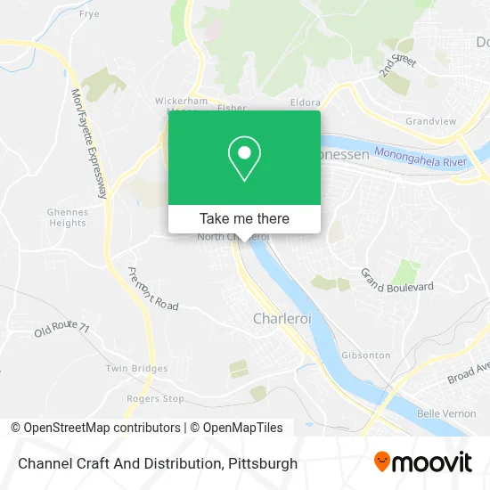 Channel Craft And Distribution map