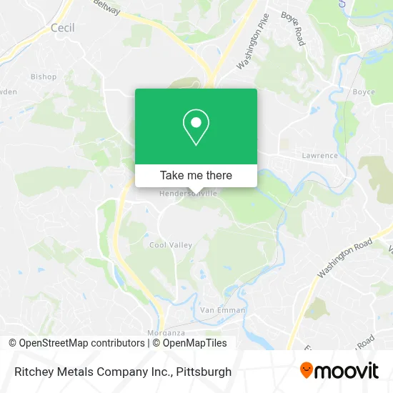 Ritchey Metals Company Inc. map