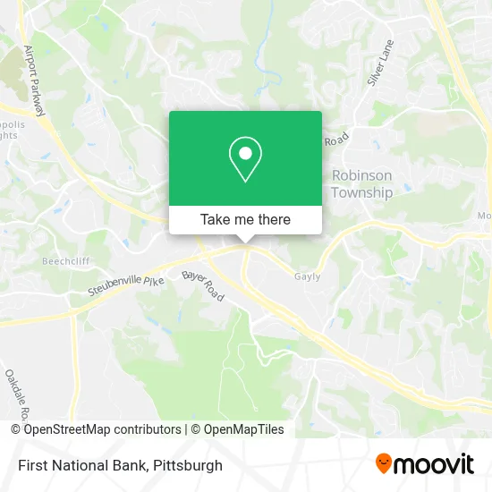 First National Bank map