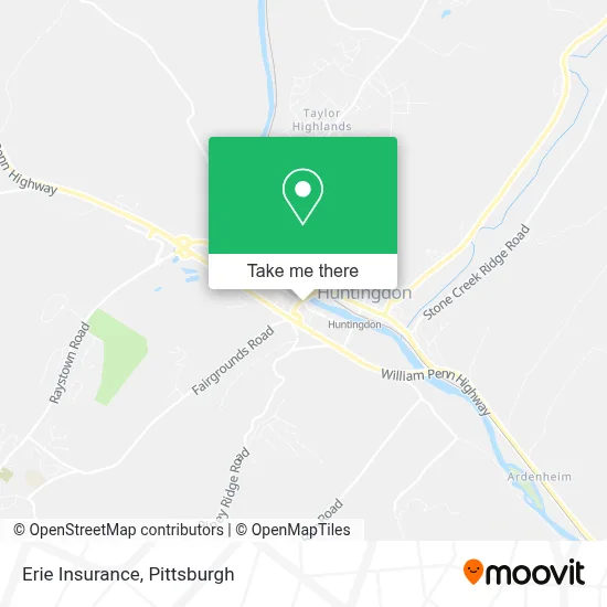 Erie Insurance map