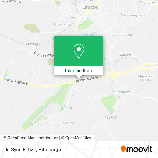In Sync Rehab map