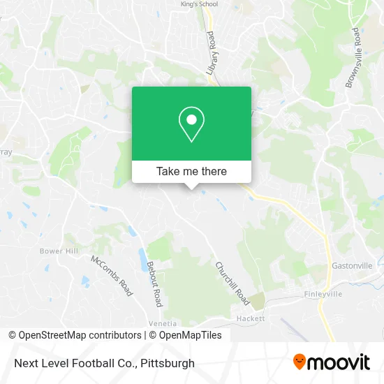 Next Level Football Co. map