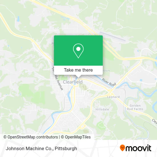 Johnson Machine Co. map