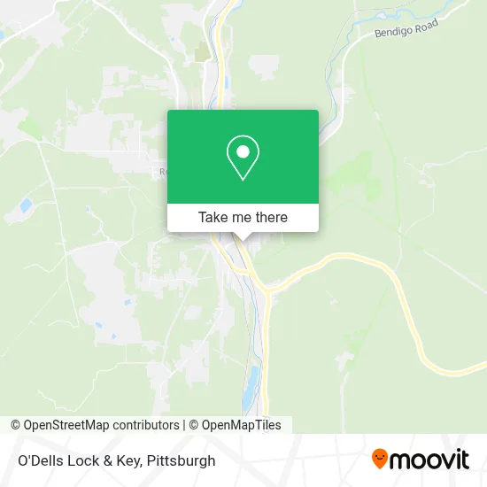 O'Dells Lock & Key map