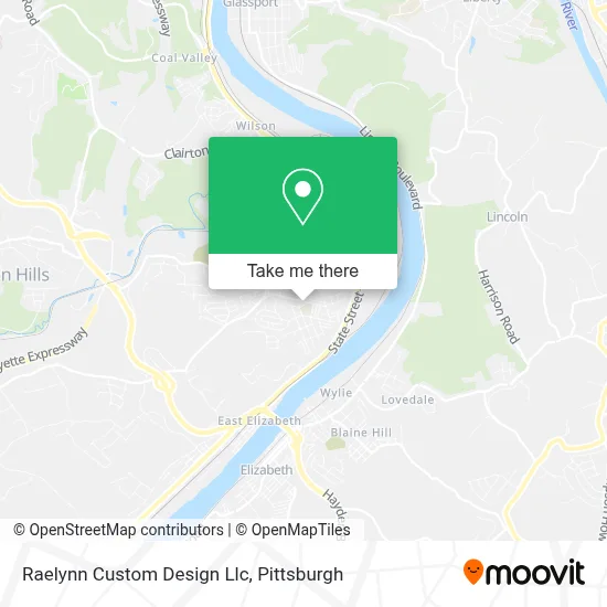 Raelynn Custom Design Llc map