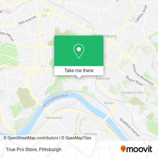 True Pro Store map