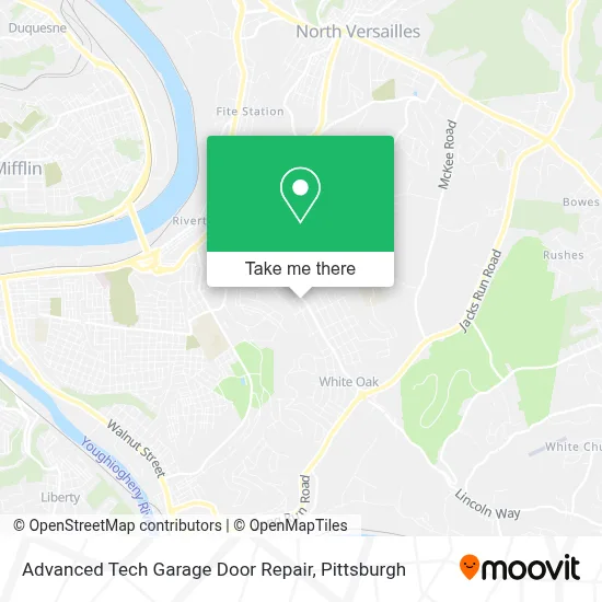 Advanced Tech Garage Door Repair map