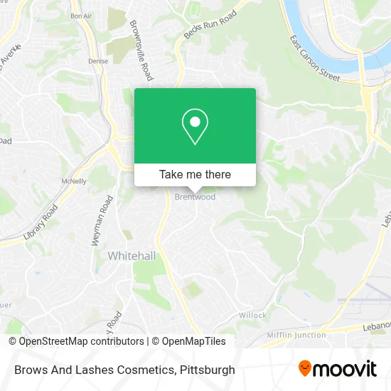 Brows And Lashes Cosmetics map