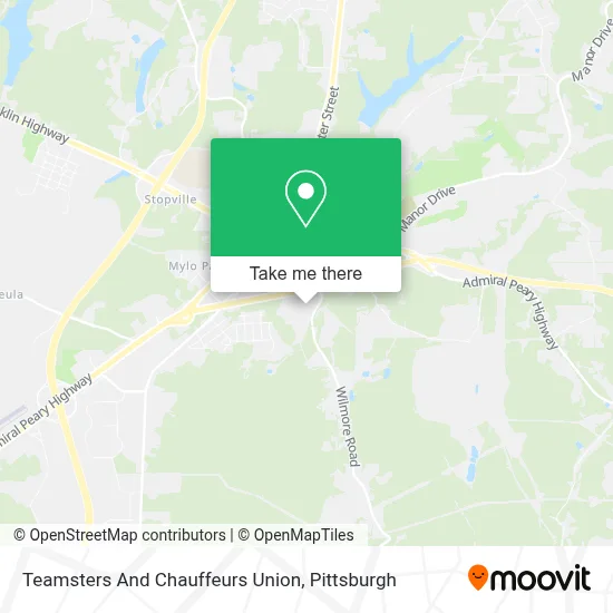 Teamsters And Chauffeurs Union map