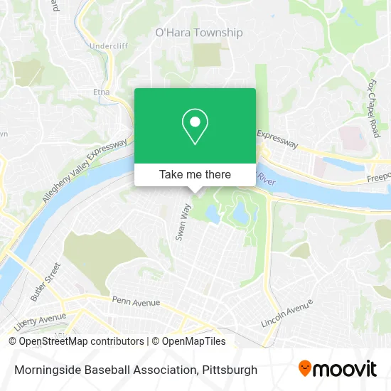 Morningside Baseball Association map