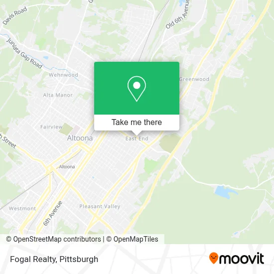 Fogal Realty map