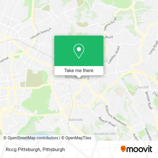 Rccg Pittsburgh map