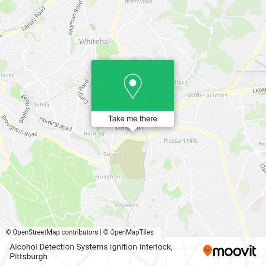 Alcohol Detection Systems Ignition Interlock map