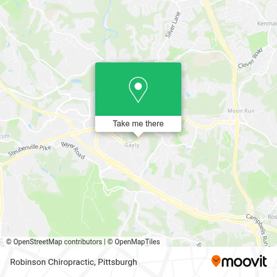 Robinson Chiropractic map