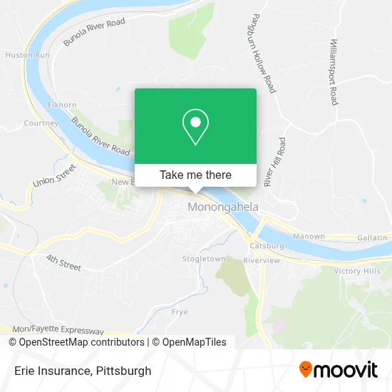 Erie Insurance map