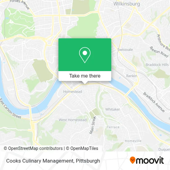 Cooks Culinary Management map
