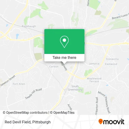 Red Devil Field map